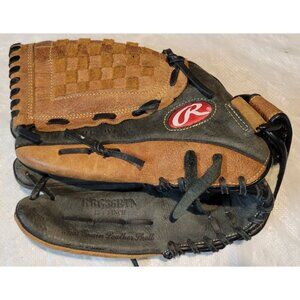 Rawlings RBG36TN 12.5" Leather Zero Shock Baseball Glove Left Hand Throw